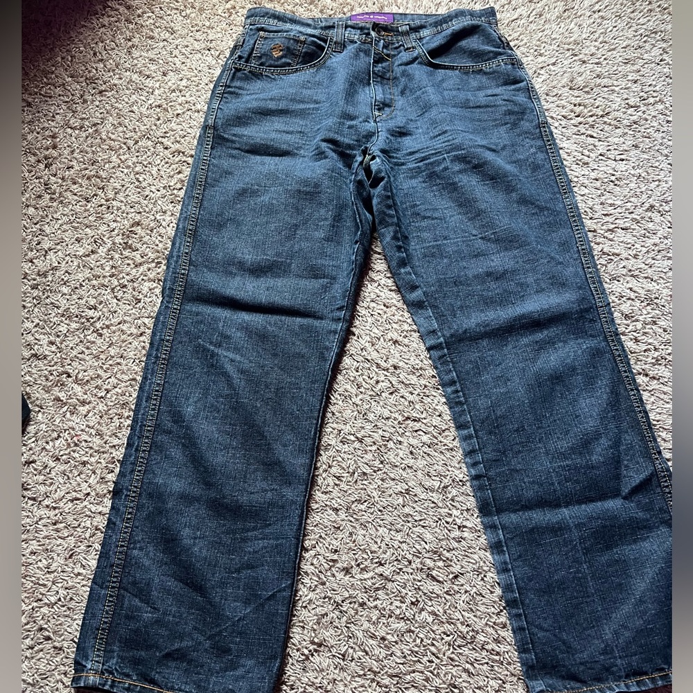 super cute oversized wide leg jeans